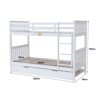 Flair Furnishings Zoom Detachable Bunk Bed with Trundle