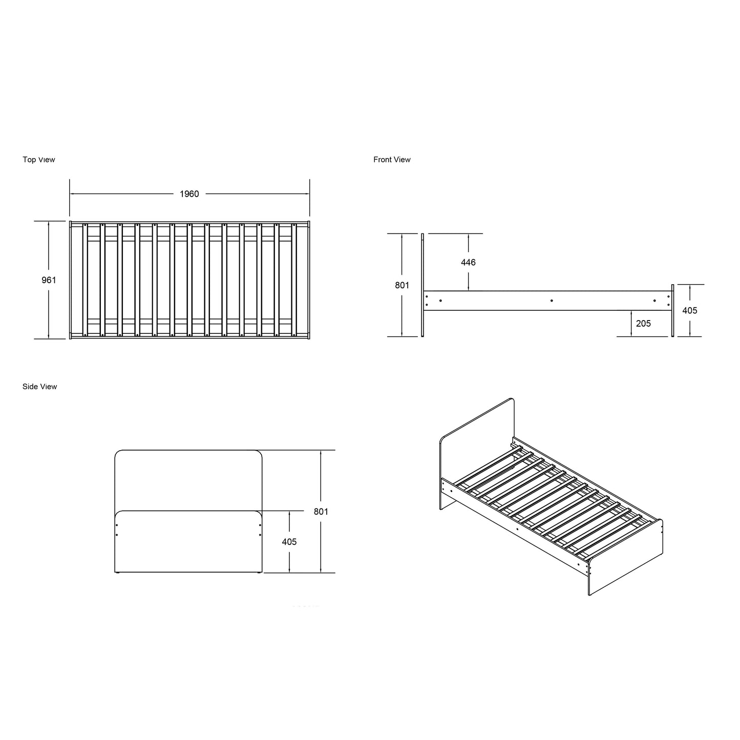 Flair Wizard Junior L Shaped Bunk Bed with Shelving