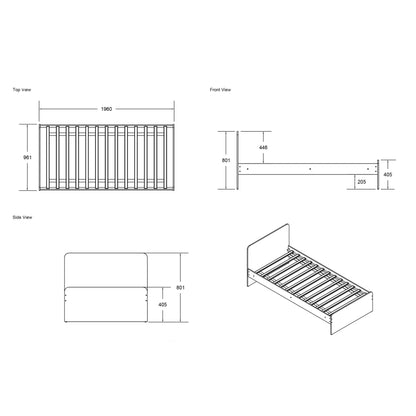 Flair Wizard Junior L Shaped Bunk Bed with Shelving