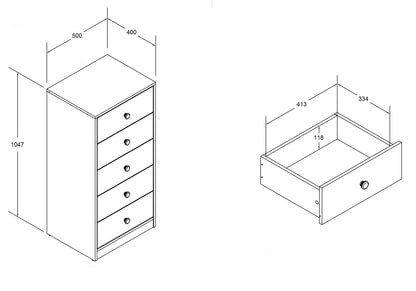 Flair Wizard Junior Mid High Sleeper with Wardrobe and Storage