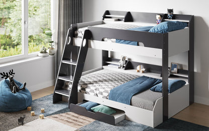 Flair Furnishings Flick Triple Bunk Bed with Storage