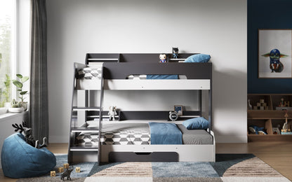 Flair Furnishings Flick Triple Bunk Bed with Storage