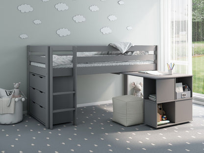 Noomi Nora Solid Wood Midsleeper