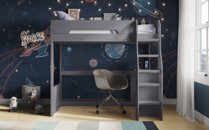 Flair Furnishings Cosmic High Sleeper with Desk