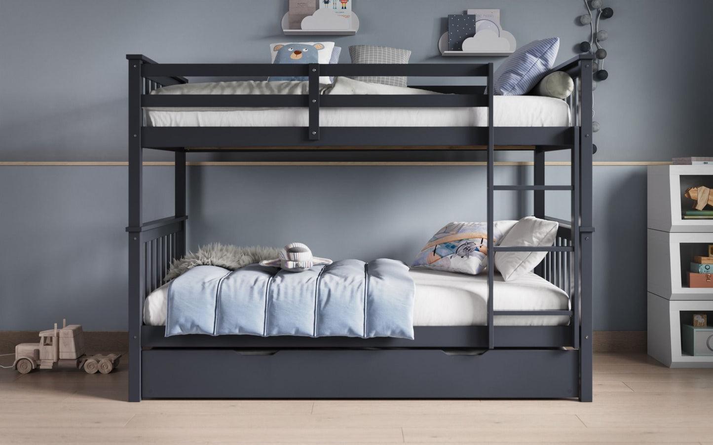 Flair Furnishings Zoom Detachable Bunk Bed with Trundle