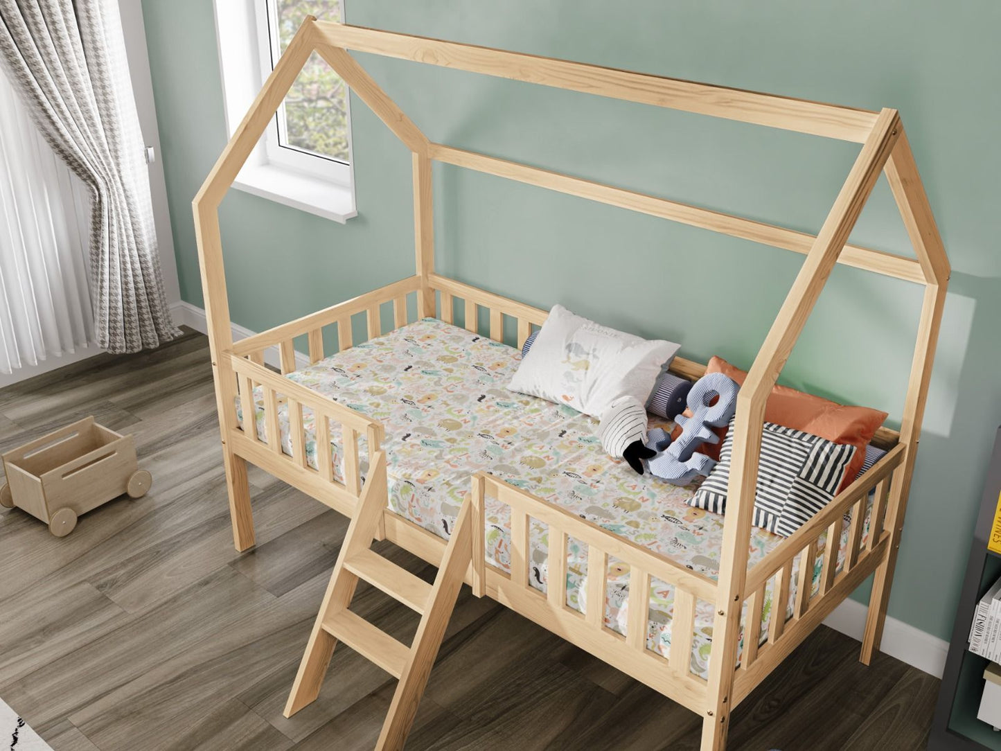 Flair Furnishings Explorer Midsleeper with Rails