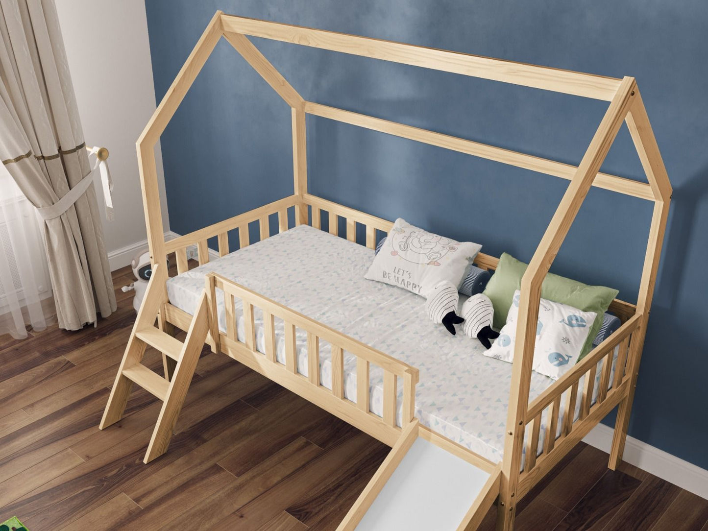 Flair Furnishings Explorer Slide Midsleeper with Rails