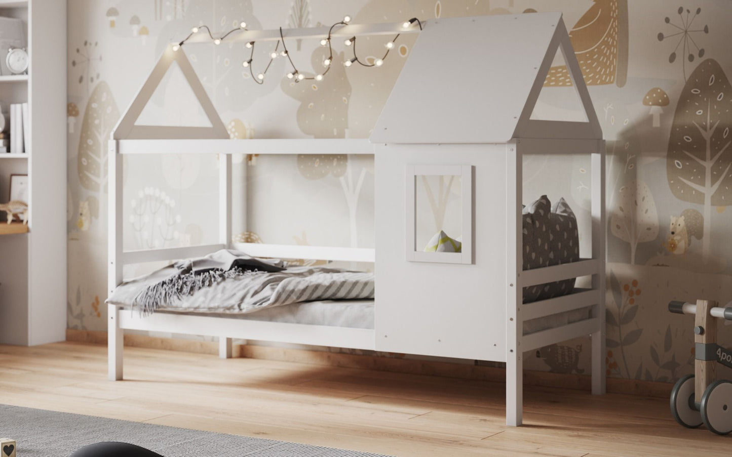 Flair Furnishings Nature Tree House Bed White