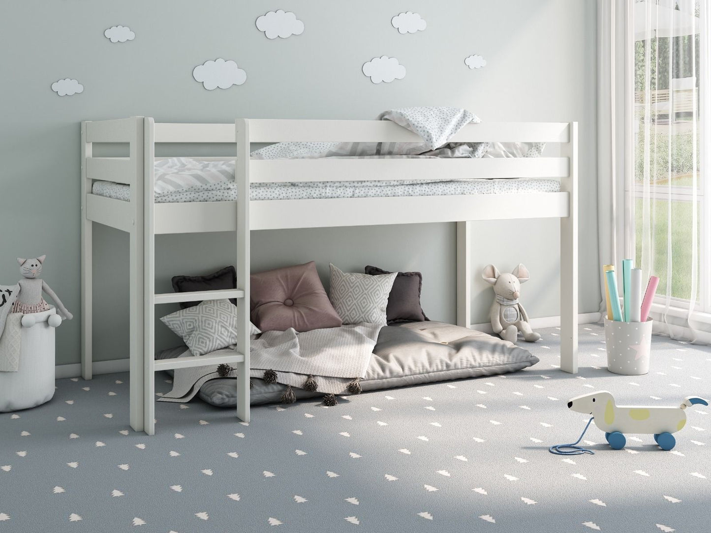 Noomi Nora Solid Wood Midsleeper