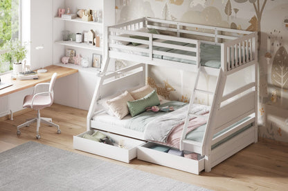 Flair Furnishings Ollie Triple Bunk Bed with Storage