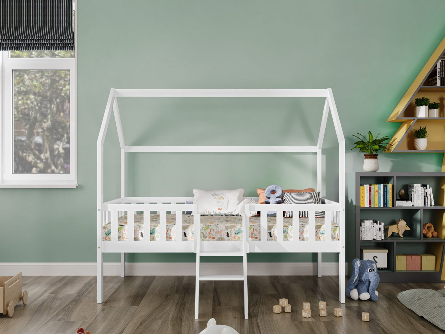 Flair Furnishings Explorer Midsleeper with Rails