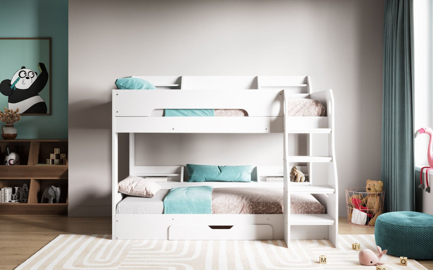 Flair Furnishings Flick Bunk Bed with Storage