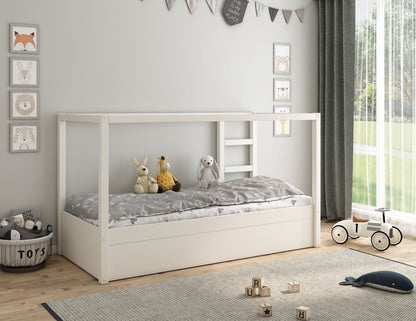 Noomi Emile Reversible Mid Sleeper Bed White