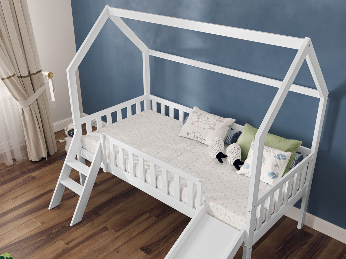 Flair Furnishings Explorer Slide Midsleeper with Rails