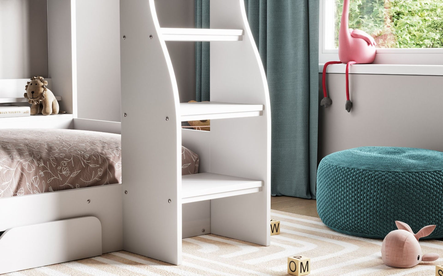 Flair Furnishings Flick Bunk Bed with Storage