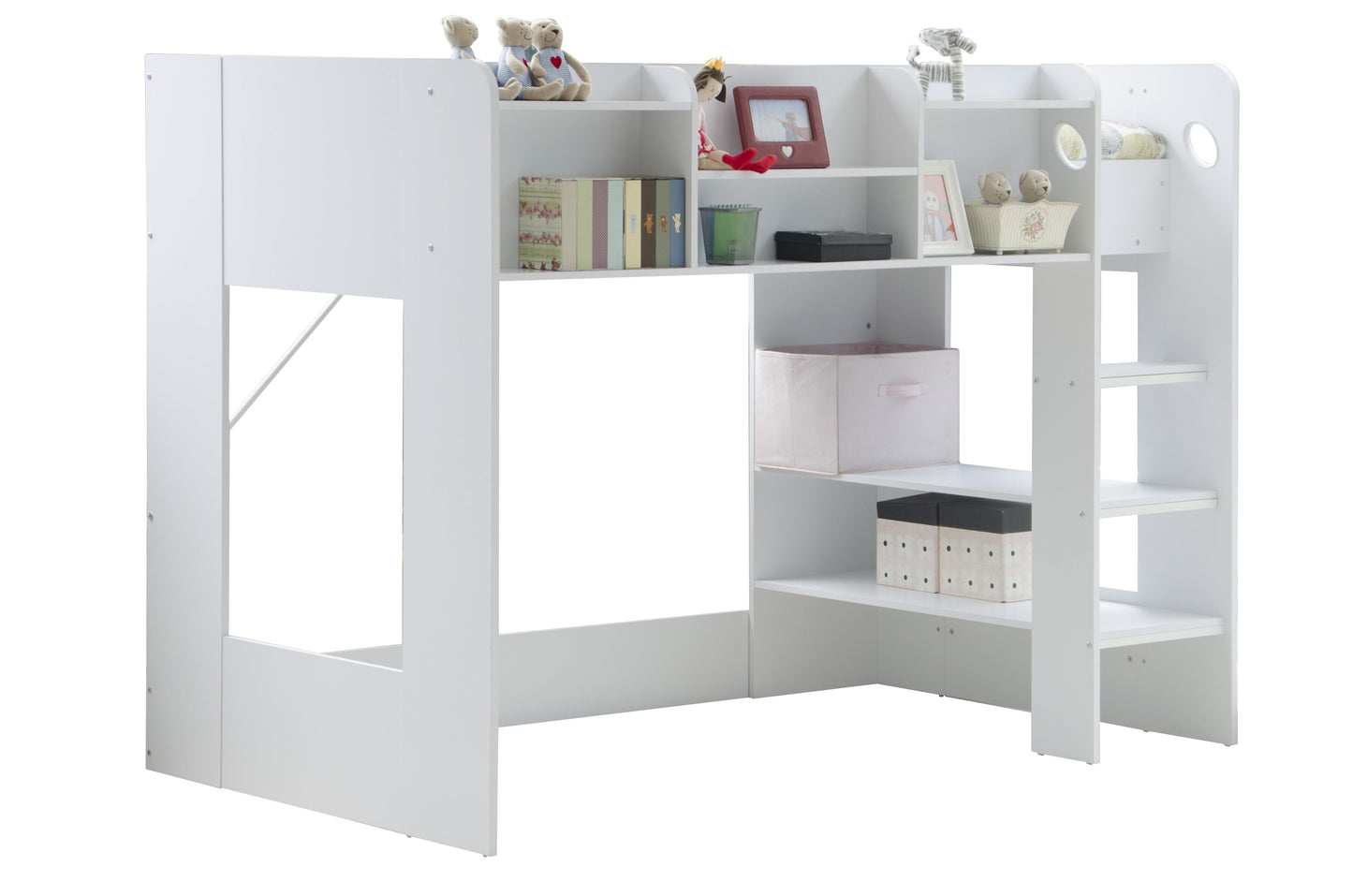 Flair Wizard Junior Mid High Sleeper with Shelving